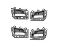 USDGIW 4 Pz/Set all'Interno Maniglia Interna della Porta per Jeep per Grand per Cherokee 2005-2011 Grigio+Chrome Anteriore Posteriore Sinistra Destra 4 Porte Maniglie Interne Portiere