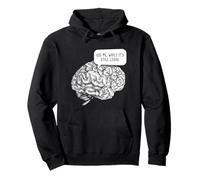 Use Me, While It's Still Legal: Free Speech & Thinking Brain Felpa con Cappuccio