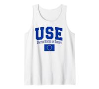 Use Stati Uniti d'Europa Bandiera UE Logo Stelle Fan Europeo Canotta