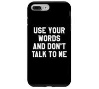 Use Your Word and Don't Talk to Me Until I've Had My Coffee Custodia per iPhone 7 Plus/8 Plus