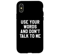 Use Your Word and Don't Talk to Me Until I've Had My Coffee Custodia per iPhone X/XS