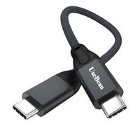 UseBean Cavo USB C a USB C 0.2M, Corto USB 3.2 Gen2X2 20Gbps Trasferimento Dati USB Tipo C PD 100W Ricarica Rapida,Cavi Video 4K per iPhone 15 Plus Pro Max MacBook Pro iPad Pro Galaxy S24 S23