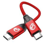 UseBean Cavo USB C a USB C 0.2M, Corto USB 3.2 Gen2X2 20Gbps Trasferimento Dati USB Tipo C PD 100W Ricarica Rapida,Cavi Video 4K per iPhone 15 Plus Pro Max MacBook Pro iPad Pro Galaxy S24 S23