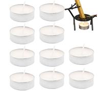 usefulbeauty candele, candele non profumate | Candele senza fumo da 10 pezzi | Candele da viaggio, candele tea light senza fumo a lunga durata per matrimoni, Natale, casa e