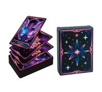 usefulbeauty Carte di Tarocchi per Principianti - Gioco di Tarocchi al neon portatile - Gioco da tavolo, per adulti, feste, riunioni eventi, socializzazione, viaggi a casa