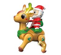 usefulbeauty Giocattolo per bambini strisciante,Giocattolo per risveglio musicale con luce per | Babbo Natale lenitivo con luce per allenamento equilibrio | apprendimento precoce equilibrio materno