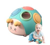 usefulbeauty Giocattolo sensoriale Puzzle di ordinamento di Forme Giocattolo di attività educativa di apprendimento precoce, Giocattolo di attività a Forma di scarabeo con Colori Vivaci