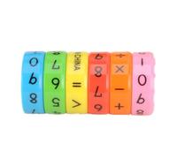 usefulbeauty Giochi aritmetici, giocattoli matematici,Giocattolo cubo magico in ABS con figure matematiche colorate | Giocattolo di sviluppo del cervello, Cubo di educazione precoce, giocattolo di