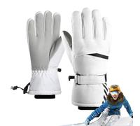 usefulbeauty Guanti invernali impermeabili, guanti da corsa, guanti tattili impermeabili, riscaldanti antivento e da donna, per attività all'aperto, escursionismo, ciclismo, snowboard, pattinaggio sci