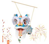 usefulbeauty Kit per Lanterne Artigianali del Capodanno Cinese - Decorazioni Danza Del Leone Per Feste,Lampada Decorativa Per L'anno Nuovo Cinese,Per Feste Casa Scuola Ristorante Appassionati DIY