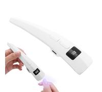 usefulbeauty Lampada UV per unghie - Lampada UV portatile e manuale con display LCD - Strumenti di manicure per riparazione casa e soggiorno, pratico e principiante