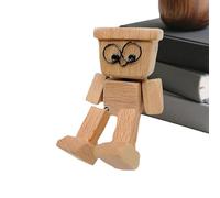 usefulbeauty Legno a Piedi Tremblanti, Decorazioni per Ufficio in Legno, Decorazione Scultura Ufficio, Auto per Camion, Berlina, SUV, Camping-Car, Soggiorno, Camera