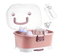usefulbeauty Organizzatore per biberon, organizzatore per biberon - Rack per biberon rimovibile con vassoio di scarico - Organizzazione di backup dello spazio