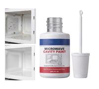 usefulbeauty Pittura per microonde per interni | con pennello, cibo, alta lucentezza, universale | Pittura cavità forno a microonde | per cucina, casa e appartamento