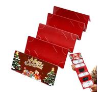 usefulbeauty Portabanconote per Natale, porta soldi decorativi con busta, libro organizzatore di carte di festa, per adulti, ragazzi, ragazze, Natale, vacanze, compleanno, festa scolastica