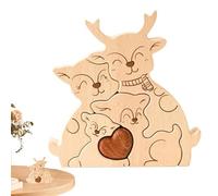 usefulbeauty Puzzle in legno per adulti, puzzle artistico in legno | Puzzle educativi a forma di alce | Puzzle artistico in legno per San Valentino, Pasqua, festa della mamma, la festa della mamma