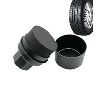 usefulbeauty Spazzola per Pneumatici Auto | Applicatore di Lucido per Pneumatici Auto | Spazzola e Spugna di Pulizia con Protezione Polvere per Lucidatura Lucidatura Cerchi SUV Berlina