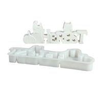 usefulbeauty Stampo In Silicone Per Candele Stagione Autunnale - Stampo Semplice Distacco, in Silicone per Festa del Ringraziamento | Per Artigianato Sapone Profumato Gesso Decor Casa