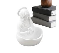 usefulbeauty Statua Della Madonna - Statua Della Madonna Porta Corona Del Rosario Da Tavolo,Figura Religiosa per Battismo Casa Natale Mensola Tavolo Scrivania