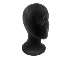 usefulbeauty Testina In Schiuma,Supporto Vellutato Testa Uomo Manichino - Modello Espositivo per Accessori Capelli Occhiali Cappelli Gioielli Cosmesi Bellezza