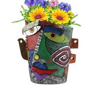 usefulbeauty Vaso di fiori per il viso di bellezza astratto brutalista Picasso, vasi per fioriera viso testa astratta, ornamenti a forma di testa del viso umano, contenitore per resina viso