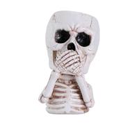 usefulbeauty Vaso per fioriera con scheletro, fioriera per cranio, per interni, vaso da fiori per fioriera, vaso per fiori, fioriera in resina, fioriera per Halloween, vaso