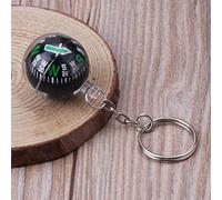 User Bussola riempita liquida portachiavi palla Mini Pocket Size Light Button Shape Directional Magnetic Navigator