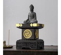 USFJATI Altare Del Santuario,Scaffale Sacro Per Statue,Supporto Per Santuario Personale,Espositore Decorativo Statue,Rituali Buddisti,Preghiere E Culto Dei Santi.