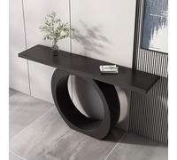 USFJATI Tavolo Consolle,Telaio Robusto e Stabile,Consolle Ingresso Industriale,con Base Geometrica,Progettazione Creativa Della Casa,per Soggiorno,Corridoio,Camera da Letto