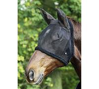 USG Fly Velo con protezione per le orecchie, pelliccia artificiale, chiusura a nastro, nero, Pony