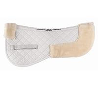 USG - Sottosella in cotone/pelliccia ecologica, bianco/beige