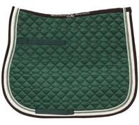 USG - Sottosella per Uso Generico con Doppia Corda per Pony, Verde Scuro/Ecru/Marrone con Bordo, Colore: Verde Chiaro
