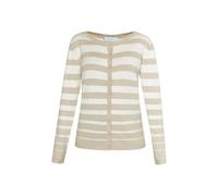usha BLUE LABEL Giacchetta 'Fenia' beige / bianco Donna usha BLUE LABEL L beige / bianco