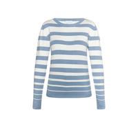 usha BLUE LABEL Pullover 'Fenia' blu / bianco Donna usha BLUE LABEL L blu / bianco