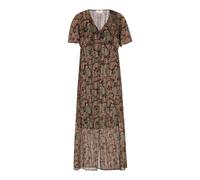 usha FESTIVAL Abito camicia 'Spring Summer' turchese / ruggine / cappuccino / nero Donna usha FESTIVAL 36 turchese / ruggine / cappuccino / nero