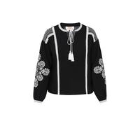 usha FESTIVAL Camicia da donna 'Spring Summer' nero / bianco Donna usha FESTIVAL S nero / bianco