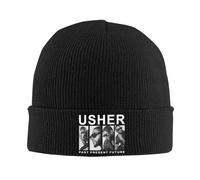 Usher 2024 Passato Presente Futuro Tour Cappelli Lavorati A Maglia alla Moda Beanie Y2K Copricapo Unisex Cappellini Lavorati A Maglia