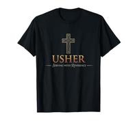 Usher Uniforme Camicia per Cristiani Chiesa Regalo Uomo e Donna Maglietta