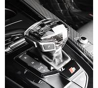 ushilife Pomello del cambio in cristallo Pomello del cambio manuale compatibile con Audi A4/A5/S4/S5/RS4/RS5/Q5/SQ5/Q7 Accessori auto aggiornati Atmosfera di lusso