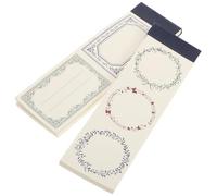 USHOBE 2 Pezzi Adesivi Planner Beige in Carta per Uso Home e Office, Blocco Note Personale per Studenti e Boss, Taccuino Pratico per Scrittura e Organizzazione