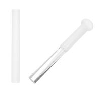USHOBE 2 Pezzi Mazzuolo da Meditazione in Acrilico Bianco Suono Chiaro e Risonante, Accessorio Elegante per Terapia del Suono e Lezioni di Yoga