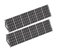 USHOBE 2 Pezzi Mini Pannello Solare in Pla Nero per Modello Architettonico e Paesaggio, Durata senza Sbiadire, per Progetto Solare Fai-da-te Educativo
