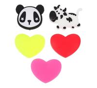 USHOBE 5 Pezzi Smorzatore in Silicone a Forma di Cuore | Riduce le Vibrazioni, Design Creativo e Delicato, Installazione Semplice, Accessorio per Tennis e Squash