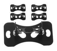USHOBE 5 Pezzi Supporto per Retrocamera Auto Portatarga | Targa e Telecamera Posteriore Auto, Angolo Regolabile, Nero, Installazione Semplice e Design Sicuro