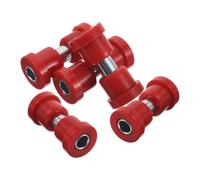 USHOBE 6 Pezzi Kit Boccole per Molla Anteriore Carrello Golf, Rosso | Sostituzione per Sospensione Club Car, Montaggio Preciso, Assorbimento Urti, Comfort Migliorato