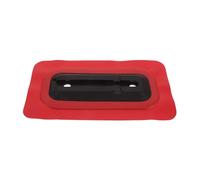 USHOBE Accessorio per Paddle Board in PVC con Adattatore Scatola Pinna Rosso e Supporto Rinforzato per Uso in Acqua Salata