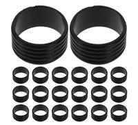 USHOBE Cerchio in Silicone per Racchetta da Tennis 20 Pezzi Nero