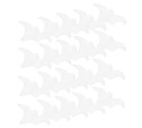 USHOBE Cerotti Occhi Antirughe 30 Pezzi Design Pizzo, Tessuto Bianco Raffreddante per Ridurre Rughe Occhi e Solchi Nasolabiali, Cura Viso Rinfrescante per Uomo e Donna