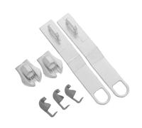 USHOBE Cursori per Cerniere in Lega di Zinco Argento per Valigeria, Rinforzo Resistente e Design Elegante, per Valigie e Borse da Viaggio Quotidiano
