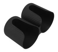 USHOBE Desktop Cup Organizer, Cup Accessory, 2 Slot PP Nero per casa e Coffee Shops, Bordi Lisci, Resistente alla Rottura, 6.69x3.90x2.95 in